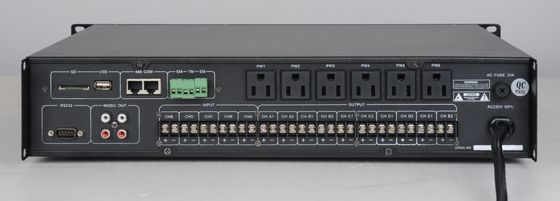 公用住所のスピーカーのエムピー・スリーが付いている理性的な10の地帯の構内放送のコントローラー