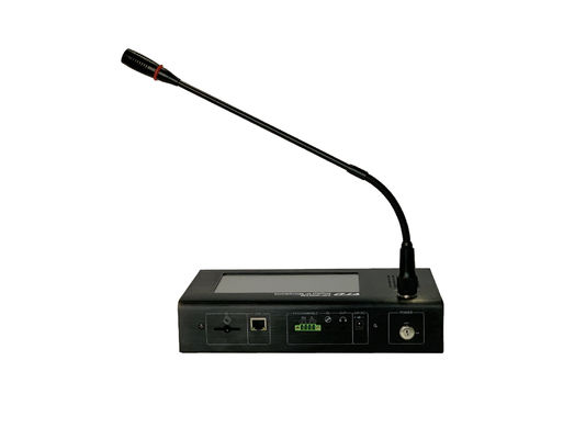 FTD DC 24V IPネットワークPAシステム7in LCDタッチ画面遠隔IPはマイクロフォンを基づかせていた