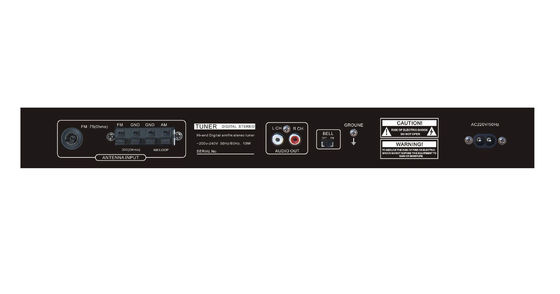軽量の可聴周波DVDプレイヤーのデジタルAM FMチューナーODM 482*240*44mm