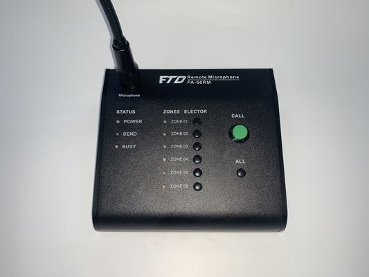 RS485 600m PAシステム アンプのリモート6地帯のマイクロフォン8単位まで