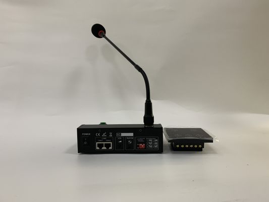 FTDのマイクロフォンの黒のページを捲る可聴周波マトリックスのアンプの黒6の地帯のGooseneckのリモート呼出し