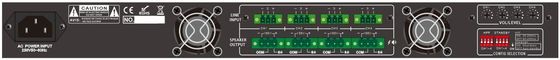 FTD 4*350W 4チャネルのクラスDの電力増幅器1750Wのパワー消費量