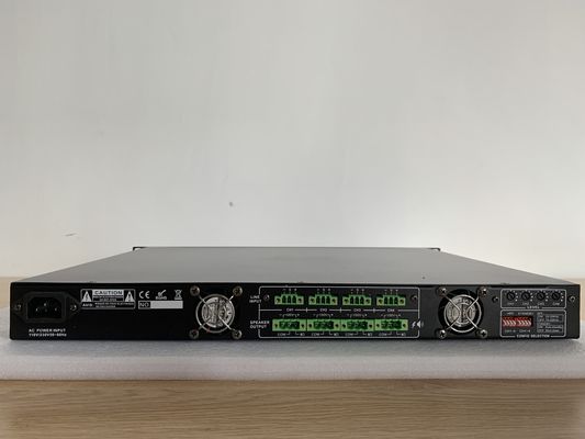 FTD 4*350W 4チャネルのクラスDの電力増幅器1750Wのパワー消費量