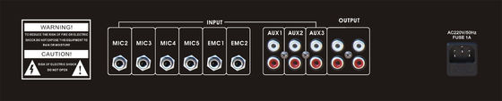 AC220V 240Vの構内放送の可聴周波前にアンプの信号処理装置
