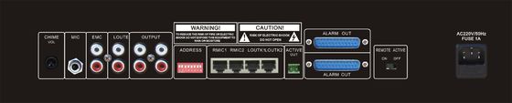 16のチャネルPaのRJ45港が付いている混合のアンプPAの可聴周波コントローラー830W
