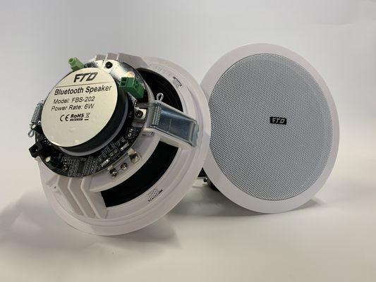 6&quot; 2*6W 1つの活動的な、1の受動の天井のスピーカーが付いている青い歯のスピーカー