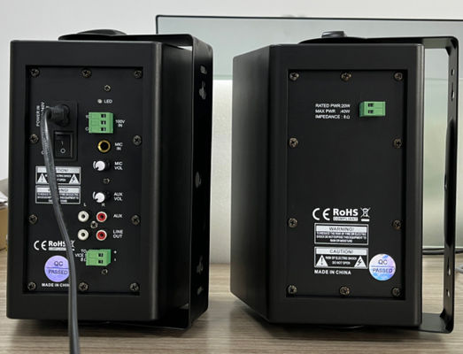 壁に取り付けられたBluetoothのスピーカーPAシステム スピーカー30W ISO9001