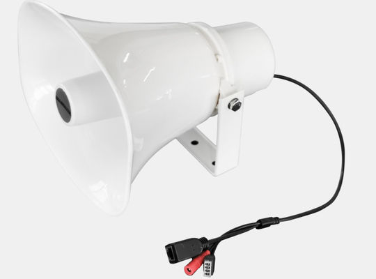 容易な10/100Mbps IPネットワークPAシステム15W SIP POE角のスピーカーは取付ける
