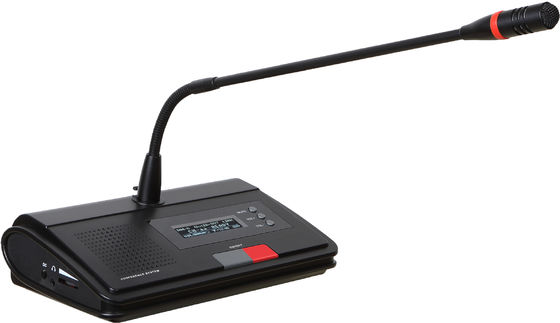 FTD DC12VのレコーダーのMP3プレーヤーが付いている無線会議システムUHFの主幹制御器