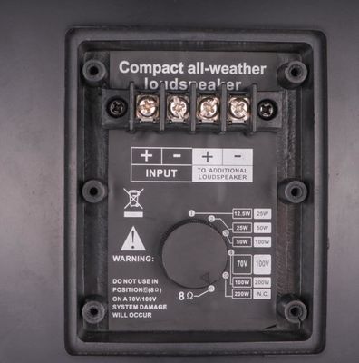100W 50Wの専門の可聴周波スピーカーは高い発電のサウンド・システム103dBに耐候性を施す