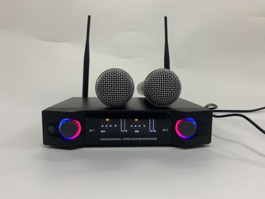 Bluetoothのスピーカーが付いている専門PAのスピーカーの音量調節UHFの無線マイクロフォン システム