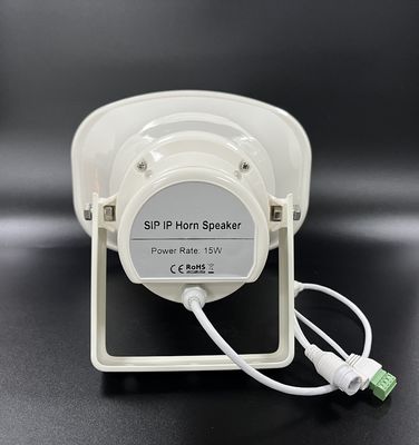 IP66屋外SIPの角のスピーカー30W POEはABSキャビネットに動力を与えた