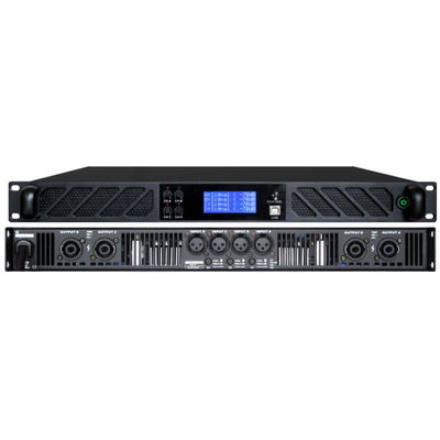 専門のクラス- Dのステレオのアンプ、8Ω 1UのクラスD DSPの4×600W