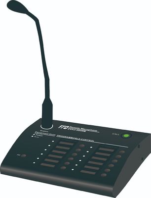 警報システムプロダクト12地帯の遠隔ページを捲るマイクロフォンのデジタル音声の避難システム